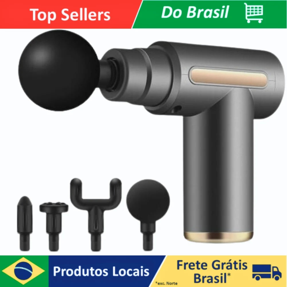 Massageador Elétrico Profissional Recarregável