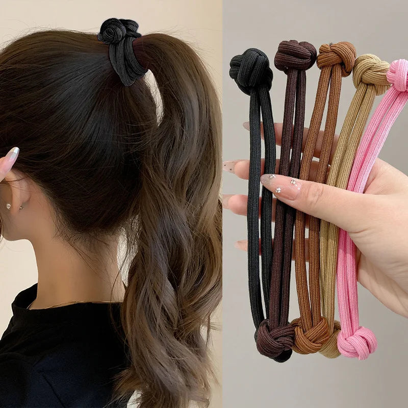 Elásticos de Cabelo Simplicity – Super Elásticos, Confortáveis e Sem Marcador para Coques e Rabos de Cavalo