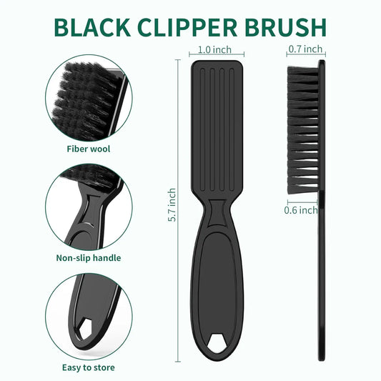 3pcs/6Pcs Hair Styling Nylon Brush Barber Clipper Brush Clipper Trimmer Cleaning Brush Beard Brush Cleaning Styling Brush Tool